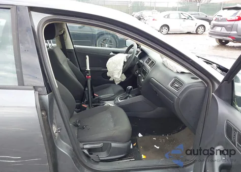 2012 Volkswagen Jetta 2.0L S из США, поврежденный, VIN 3VW2K7AJ6CM309909